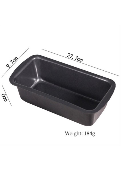1pc Somun Tava Dikdörtgen Tost Ekmek Kalıp Kalıp Karbon Çelik Somun Pastane Pişirme Bakeware Dıy Olmayan Çubuk Tava Pişirme (L) (Yurt Dışından) fiyatları