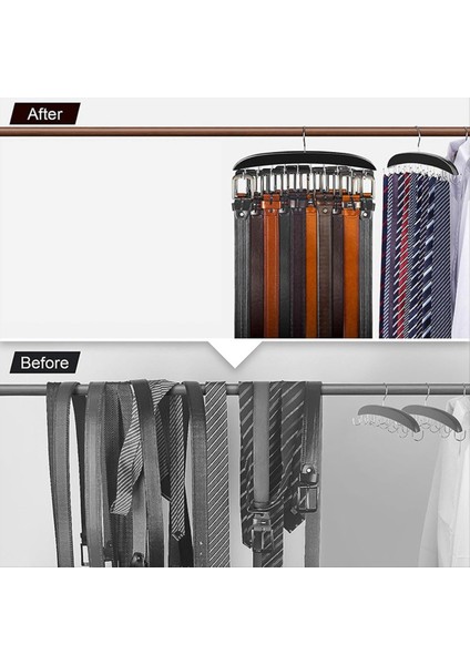Kemer Askı Kemeri Organizatör Dolap Organizatörleri ve Depolama Için 14 Kanca Kemer Rafı Sağlam Ahşap ile Dolap Aksesuarları (Yurt Dışından) fiyatları
