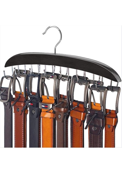 Kemer Askı Kemeri Organizatör Dolap Organizatörleri ve Depolama Için 14 Kanca Kemer Rafı Sağlam Ahşap ile Dolap Aksesuarları (Yurt Dışından) modelleri