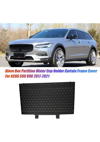 Araba Torulcusu Kutusu Bölme Su Kupası Tutucu Perde Çerçeve Kapak 31366623 XC60 S90 V90 2017-2020 Sağlık Kutusu Kapak Rafı (Yurt Dışından) fiyatları