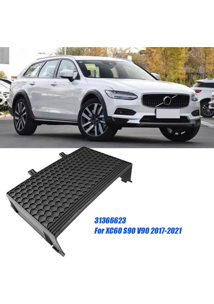 Araba Torulcusu Kutusu Bölme Su Kupası Tutucu Perde Çerçeve Kapak 31366623 XC60 S90 V90 2017-2020 Sağlık Kutusu Kapak Rafı (Yurt Dışından) modelleri