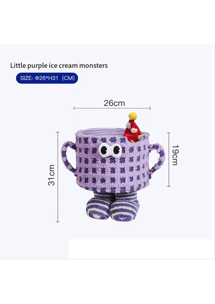 Sevimli Fincan Depolama Sepeti Komik Organizatör Kutusu Kulplu Çamaşır Kılıfları Alışveriş Oyuncak Sepetleri Kızlar Ev Deko Mavi (Yurt Dışından) fiyatları