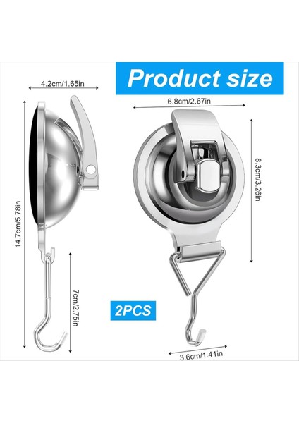 4pcs Havlu Bornoz Loofah ve Çelenk Için Ağır Hizmet Emme Kupası Kancaları Banyo ve Mutfak Için Alet Yok A-A (Yurt Dışından) modelleri