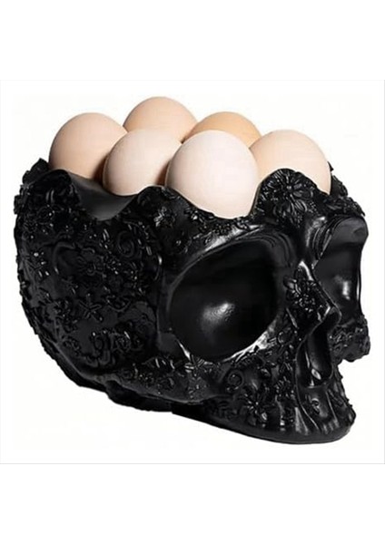 Kafatası Yumurta Tutucu Tavuk Yumurta Tutucu Tezgah Reçine Zanaat 6 Yumurta Tutucu Tezgah Tutucu Ana Masa (Yurt Dışından) indirimleri