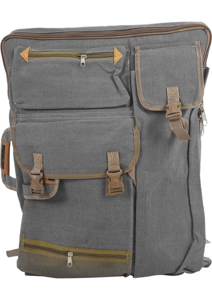 Sanat Portföy Çanta Kasa Sırt Çantası Çizim Tahta Omuz Çantası Sanatçı Ressam Öğrencileri Için Fermuarlı Omuz Kayışları ile Sanat Gri (Yurt Dışından)