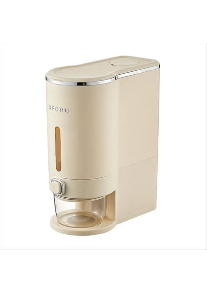 Mühürlü Pirinç Kovası Mutfak Pirinç Saklama Kutusu Nem Geçirmez Böcek Geçirmez Flep Pirinç Kovası Fincan 5kg (Yurt Dışından)