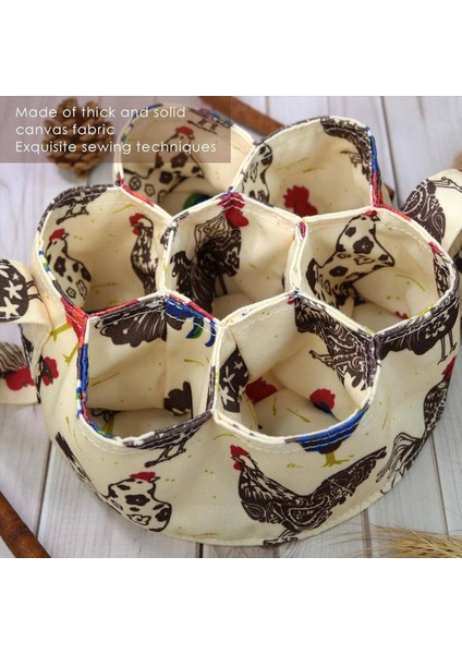 Yumurtalar Sepet Toplayan 7 Torba Yumurta Toplayan Sepet Tuval Toplama Yumurta Için Yumurta Torbaları (Yurt Dışından) indirimleri