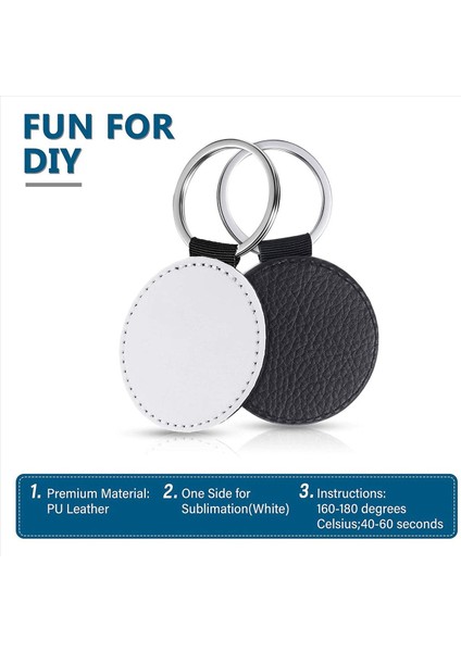 60 Adet Süblimasyon Boş Anahtar Zincirleri Pu Deri Anahtarlık Kolye Isı Transferi Anahtar Zincir Süsü Dıy El Sanatları Yapımı (Yurt Dışından) modelleri