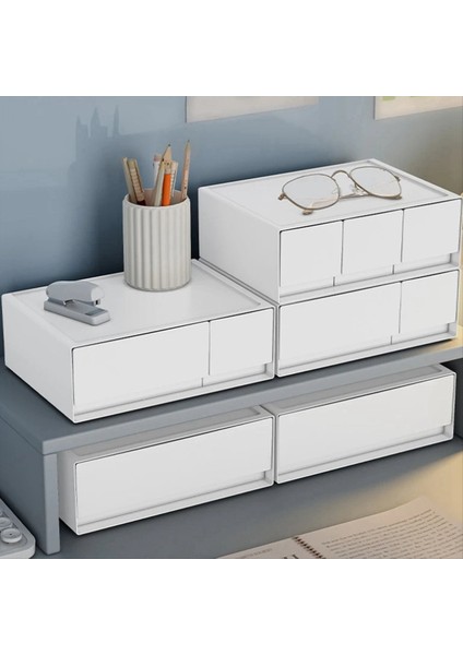Istiflenebilir Masaüstü Organizatör Büyük Kapasiteli Çekmeceli Saklama Kutusu Okul Kırtasiye Sunma Organizatör 1 Çekmeceli (Yurt Dışından) modelleri