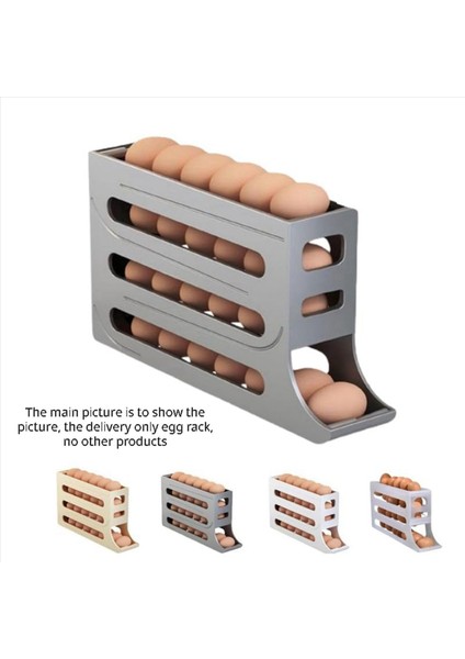 4 Katman Buzdolabı Için Yumurta Tutucu Buzdolabı Için Yumurta Tutucu Yumurta Dispenser Otomatik Haddeleme Yumurta Tepsisi Depolama 30 Yumurta Gri (Yurt Dışından) fiyatları