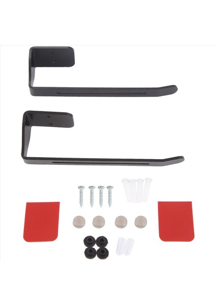 2 Adet Kapak Organizatörü Yatay Düşük Kabinli Kurulum Alan Tasarrufu Tasarımı Birden Fazla Kapak Tutar Mutfak Depolama Siyahı (Yurt Dışından)