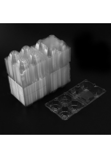300PCS Plastik Yumurta Kartonları Toplu Temiz Tavuk Yumurta Tepsisi Tutucu Aile Merası Tavuk Çiftliği Iş Pazarı- 4 Izgara (Yurt Dışından) fiyatları