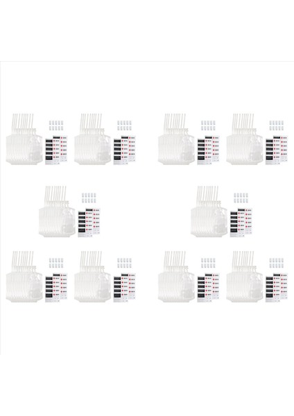 100PCS 400ML Şeffaf Içecek Çantası Çıkartmalarla Yeniden Kullanılabilir Kan Enerjisi Çantası Prop Cadılar Bayramı Dekorasyonları (Yurt Dışından)