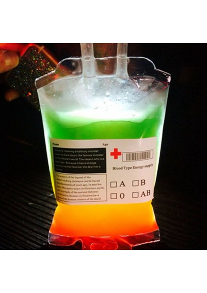 100PCS 400ML Şeffaf Içecek Çantası Çıkartmalarla Yeniden Kullanılabilir Kan Enerjisi Çantası Prop Cadılar Bayramı Dekorasyonları (Yurt Dışından) indirimleri