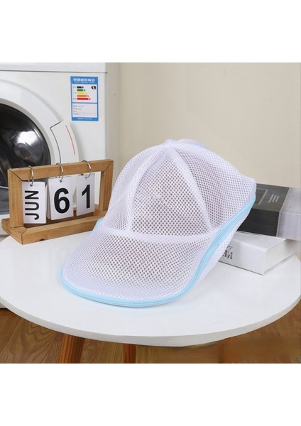 Basit Şapka Yıkama Koruyucusu Beyzbol Şapkası Temizleyici Çamaşır Torbası Yıkama Şapka Çanta Çamaşır Makinesi Örgü Çantası Yeni 2pcs Beyaz (Yurt Dışından) indirimleri