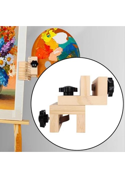 Pezel Kelepçe Boyama Çok Amaçlı Ahşap Sağlam Çizim Için Okul Palet Klipsi Kurulumu Kolay (Yurt Dışından) fırsatları