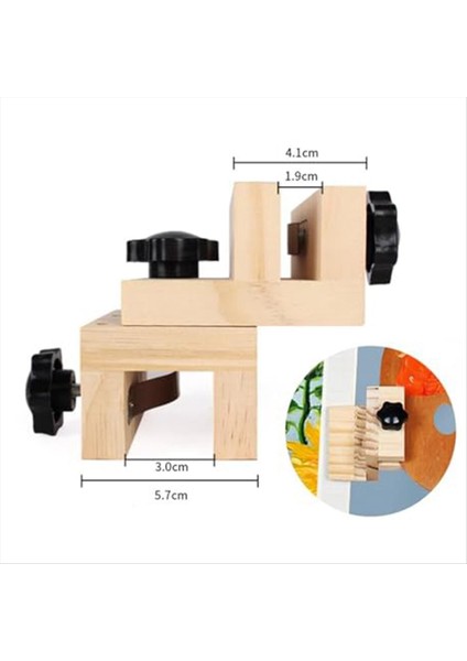 Pezel Kelepçe Boyama Çok Amaçlı Ahşap Sağlam Çizim Için Okul Palet Klipsi Kurulumu Kolay (Yurt Dışından) indirimleri