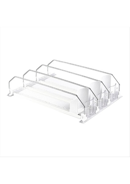 Buzdolabı-Beyaz Otomatik Itme Sli Glide Için Içki Organizatörü Soda Dispenser 15 Kutuya Kadar Buzdolabı Holds (Yurt Dışından)