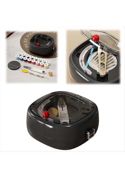 Çok Fonksiyonlu Dikiş Aracı Kiti - Taşınabilir Dikiş Seti Taşınabilir Seyahat ve Ev Acil Durum Dikiş Kutusu Yeni Başlayanlar Için B (Yurt Dışından) modelleri