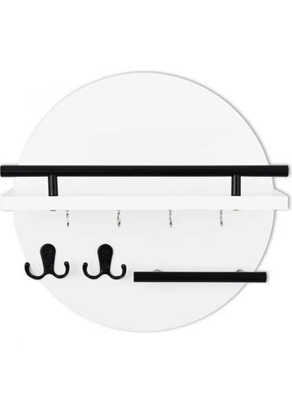 Duvar Montajı Tutucu Anahtar ve Posta Organizatör Rafı 11 8ınch Anahtar Tutucu Raflı ve Duvar Dekoratif Organizatör Için Kancalar (Yurt Dışından)