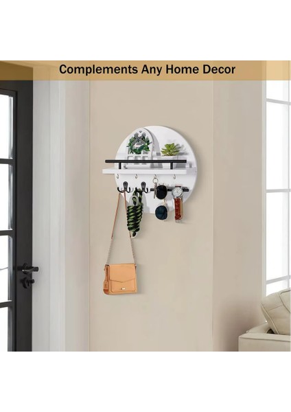 Duvar Montajı Tutucu Anahtar ve Posta Organizatör Rafı 11 8ınch Anahtar Tutucu Raflı ve Duvar Dekoratif Organizatör Için Kancalar (Yurt Dışından) modelleri