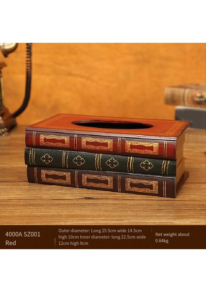 Klasik Retro Ahşap Antika Doku Kutusu Örtü Dikdörtgen Doku Tutucu Dağıtıcı Kağıt Kapak Kasası Peçete Tutucu C (Yurt Dışından) fiyatları