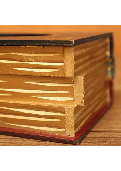 Klasik Retro Ahşap Antika Doku Kutusu Örtü Dikdörtgen Doku Tutucu Dağıtıcı Kağıt Kapak Kasası Peçete Tutucu C (Yurt Dışından) modelleri