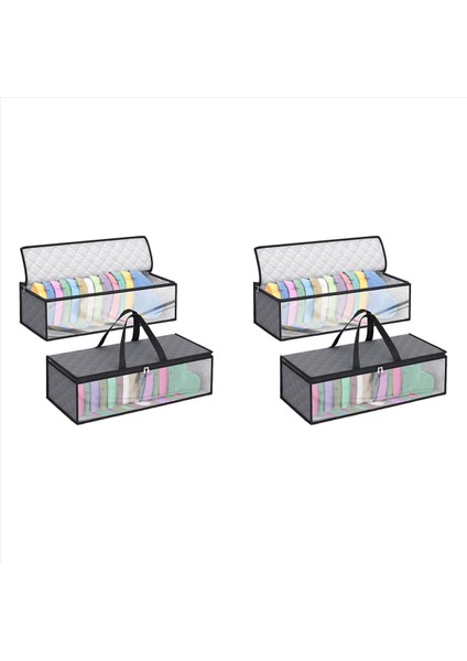 Beyzbol Için 4 Paket Şapka Depolama Çantası Kapak Şapkası Organizatör Kasa Şapka Tutucu Rafı Dolap Nemi Için 2 Taşıma Kolu (Yurt Dışından)