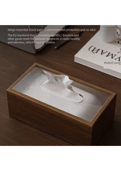 1 Adet Kutu Vintage Ahşap Dekor Peçete Tutucu Ahşap Havlu Sepeti Karton Kutu Depolama Tepsisi Japon Tarzı Iskandinav (Yurt Dışından) modelleri