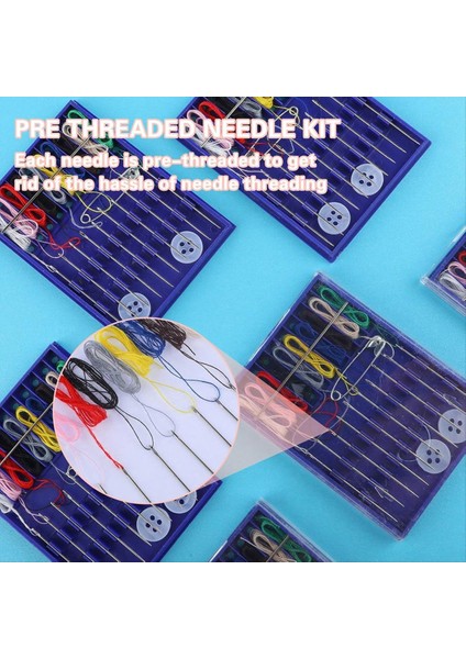 10 Kutu Mini Dikiş Kiti Hızlı Düzeltme Kiti Küçük Seyahat Kiti Dikiş Kiti Önde Dişli Iğne Kiti Pin Düğmesi (Yurt Dışından) modelleri