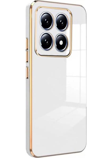 Xiaomi Mi 14T Pro Volet Silikon - Beyaz