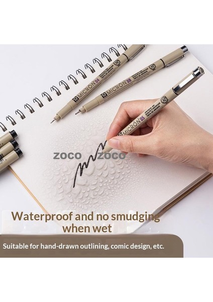 Japonya Kiraz Çiçeği Anahat Kalemi Sanat Için El Boyama Kalemi Izleme Su Geçirmez Hızlı Kuruyan Imza Kalemi (Yurt Dışından) modelleri