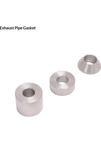 Egzoz Borusu Paslanmaz Çelik Yay Modifiye Kaynaklı Bağlantı Noktası Adaptörü Anti Sıcak Şerit Motosiklet Aksesuarları * 5 Adet (Yurt Dışından)