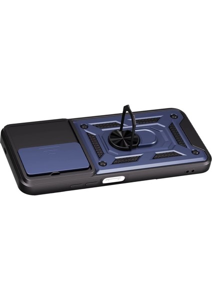 Xiaomi Redmi 15C 4g Pars Lens Yüzüklü Silikon - Lacivert modelleri