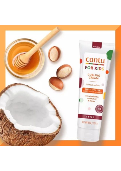 Çocuklar İçin Bukle Belirginleştirici Saç Kremi- Kıvırcık Dalgalı Saçlar indirimleri