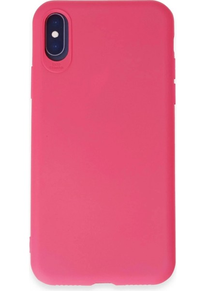 iPhone x Kılıf First Silikon - Pembe