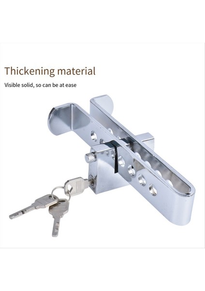 Araba Ayarlanabilir Debriyaj Kilidi Evrensel Fren Pedallı Kilidi Debriyaj Braketrottle Kilidi Güvenlik Önleyici Araç 19 5cm (Yurt Dışından)