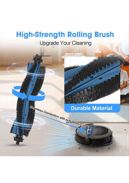 Yedek Parçalar Eufy Omnı C20 Elektrikli Süpürge Ana Yan Fırçası Hepa Filtre Paspas Bezi Toz Torbaları Aksesuar Seti (Yurt Dışından) indirimleri