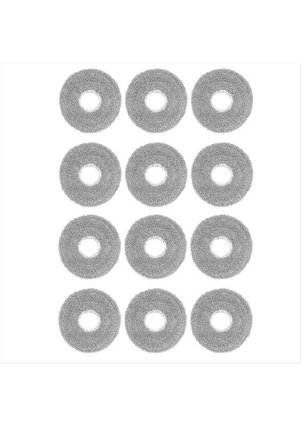 12 Adet Temizlik Bezi Xiaomi X20 / X20 Artı Elektrikli Süpürge Aksesuarları (Yurt Dışından)