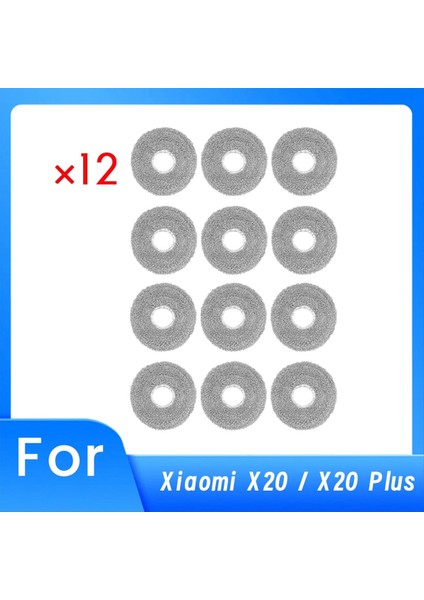 12 Adet Temizlik Bezi Xiaomi X20 / X20 Artı Elektrikli Süpürge Aksesuarları (Yurt Dışından) fiyatları