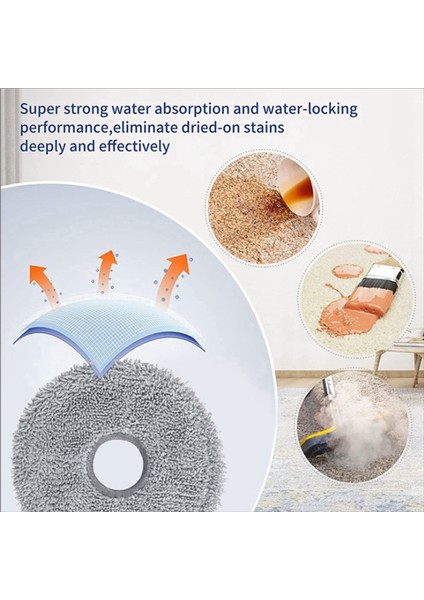 12 Adet Temizlik Bezi Xiaomi X20 / X20 Artı Elektrikli Süpürge Aksesuarları (Yurt Dışından) modelleri