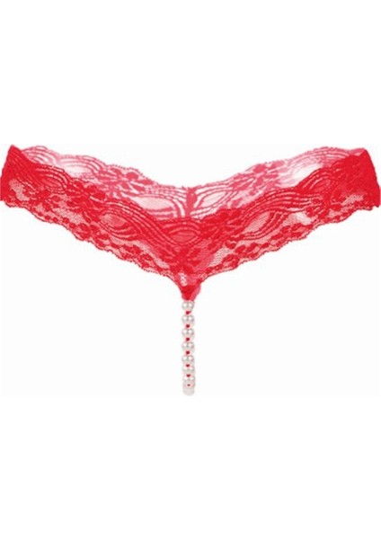 Inci Tanga, Çıkarılmayan Ağ Kısmı Açık Dantel Külot, Şeffaf Üçgen Külot (2 Parça: Siyah + Kırmızı) (Yurt Dışından) modelleri