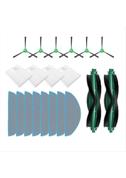 Irobot Roomba 105 Vac / 105 Combo / 105 Combo + / 104 Combo / Q052 Yedek Parça Ana Fırça Yan Fırça Filtresi Paspas Bezi (Yurt Dışından) fiyatları