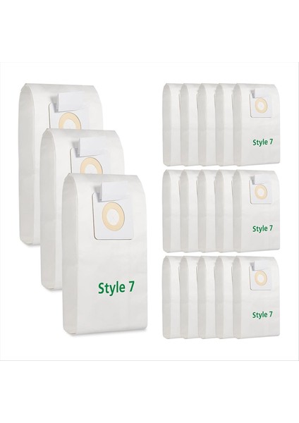 18 Paket Tarzı Bissell Dik Vakumlar Için 7 Vakum Poşeti: Powerforce 1739 3522 3525 71Y7, Powerglide 3545 (Yurt Dışından)