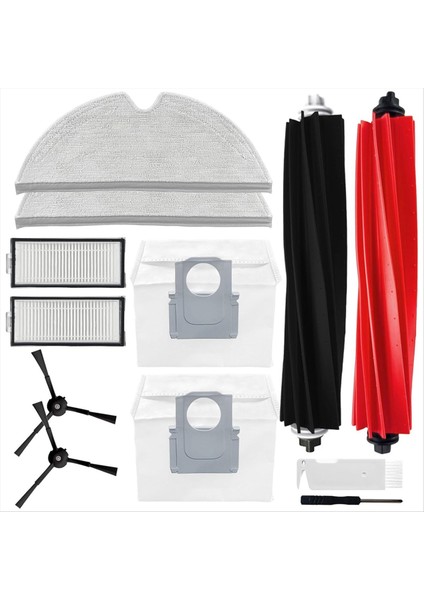 Yedek Aksesuarlar Kiti Roborock Q5 Max+/ Q5 Pro / Q5 Pro + / Q5 Duoroller+ / Q8 Max / Q8 Max + Artı Vakum Parçaları (Yurt Dışından) modelleri