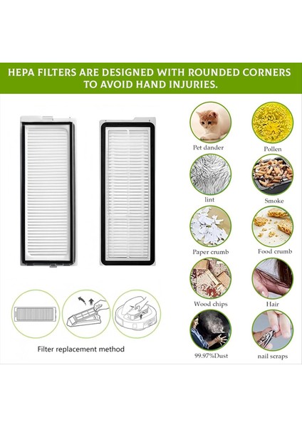 Hepa Yedek Filtre Için Dreame L10S Ultra, L10S Pro, L10 Ultra, Z10 Pro, S10, S10 Pro, S10 Artı Vakum Parçaları (Yurt Dışından) fırsatları