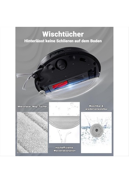 Roborock Saros 10 Robotlu Süpürgeler Ana Yan Fırça Toz Torbaları Mendil Filtreler Aksesuarları Kiti (Yurt Dışından) indirimleri