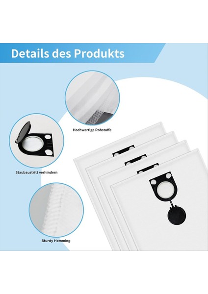 Vakum Torbaları Bosch BSH20 Bosch Starmix FBV20 / GAS35M Elektrikli Süpürge Aksesuarları, Büyük Kapasiteli Yedek Çanta (Yurt Dışından) fiyatları