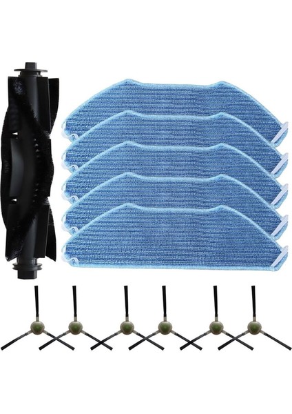 Ana Yan Fırça Filtresi Paspas Bezi Değiştirme Kiti Lefant M1 M2 Pro M2S M2S Pro M2 Artı U180 Için Okp K8 Robot (Yurt Dışından)