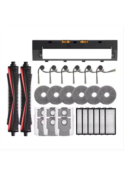 Roborock G30 Uzay / Saros Z70 Elektrikli Süpürge Yedek Parçaları Tricut Fırça Yan Fırça Toz Torbası Filtresi Paspas Ana Fırça Kapağı (Yurt Dışından)